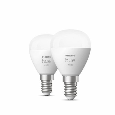 Philips Hue LED-Lampe ''White Luster'', E14, Doppelpack, warmweiß #2552963