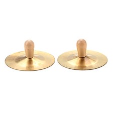 1 Pair 3.5 Inch Hand Cymbal with Knobs Traditional Percussion-Instruments