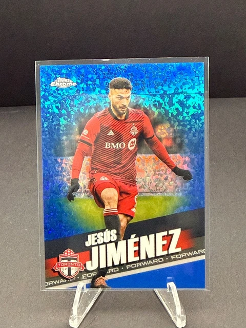 2022 Topps Chrome MLS - Jesus Jimenez #24 Blue Mini-Diamond Refractor /199 (RC)