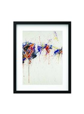SAM FRANCIS LITHOGRAPH • SIGNED • CERTIFICATE OF AUTHENTICITY UNFRAMED