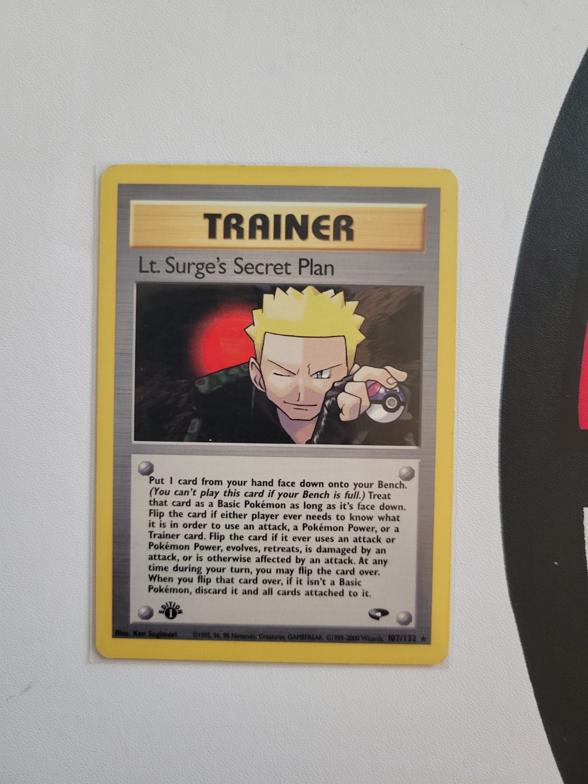 Pokemon TCG Lt. Surge's Secret Plan 107/132 Gym Challenge R1st Edition