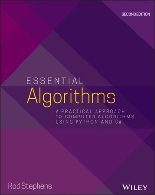 Essential Algorithms by Rod Stephens PAPERBACK 9781119575993