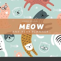 Stepro Designs | Meow Any Year Planner | Taschenbuch | Englisch (2021)