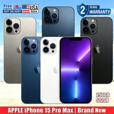 Apple iPhone 15 Pro Max - 256 GB - Natural Titanium (Unlocked) for