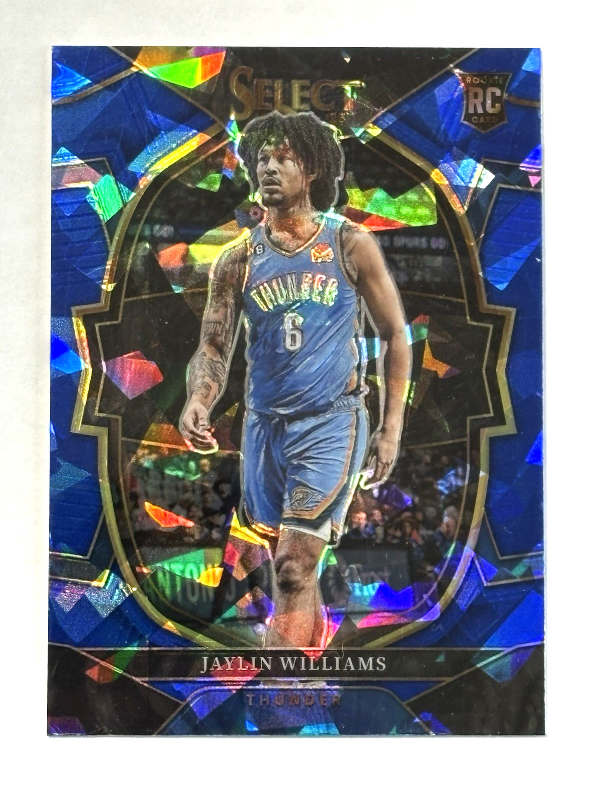 2022-23 Donruss Optic Jaylin Williams Hyper Pink Prizm Rated Rookie #246 Thunder