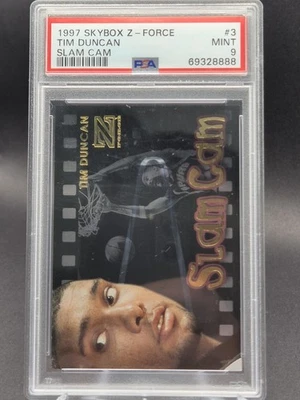 Tim Duncan 1997-98 Skybox Z-Force Slam Cam RC PSA 9 - Bild 1 von 2