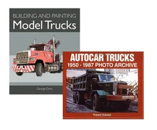 Building Model Trucks Autocar Trucks 1950-1987 Photo Archive 2 Book Set
