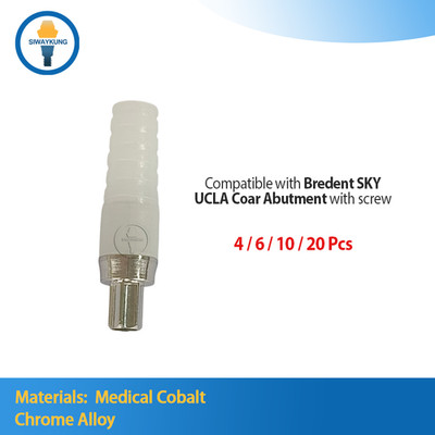 4-20 pcs Dental Cocr abutment Chrome Cobal compatible with Bredent SKY GH0.5-2.0