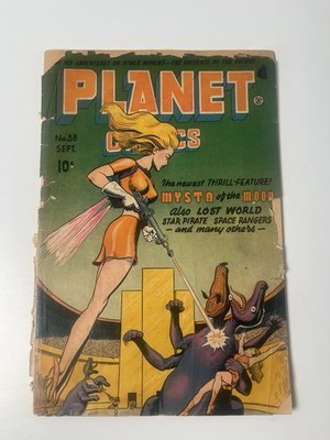 Planet Comics #38 1945 Low Grade 