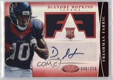 2013 Certified Freshman Fabric Mirror Red Signatures DeAndre Hopkins Auto v9t