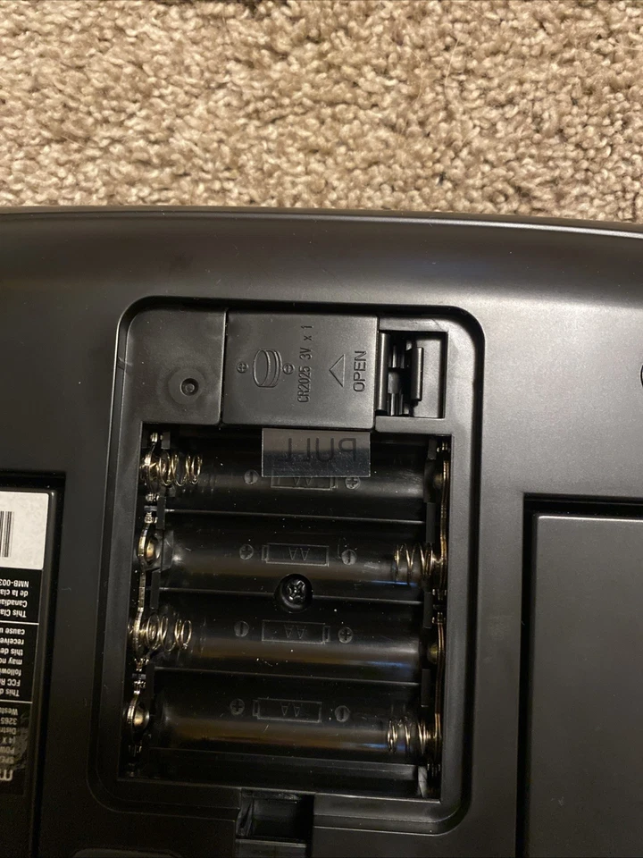 Altavoz de viaje Memorex Mi2290 negro con cable de alimentación y manual probado Foto 3 de 4