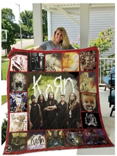 Korn Quilt, Fleece Blanket, Sherpa Blanket Perfect Gift For Fans