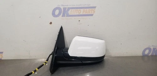 17 GMC YUKON DENALI SIDE VIEW POWER DOOR MIRROR LEFT DRIVER WHITE
