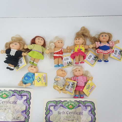 Cabbage Patch Kid 8 Dolls - Mixed Bundle & 2 Certificates .HKeepod