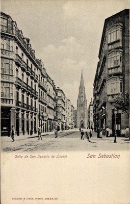 Ak Donostia San Sebastián Baskenland, Calle de San Ignacio de Loyola - 4798109