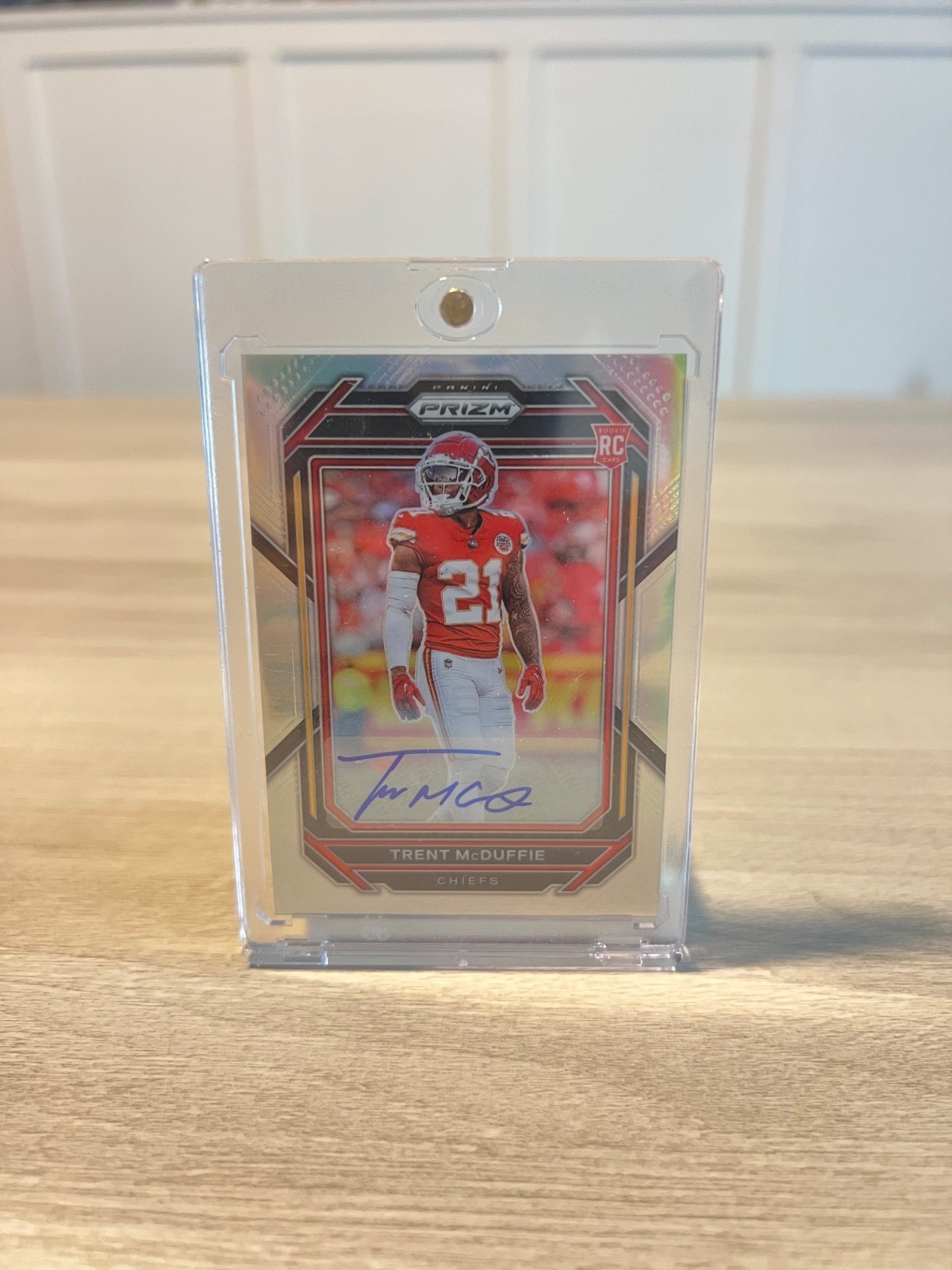 2022 Panini Prizm - Rookies Trent McDuffie #372 Silver Prizm Autograph (AU, RC)
