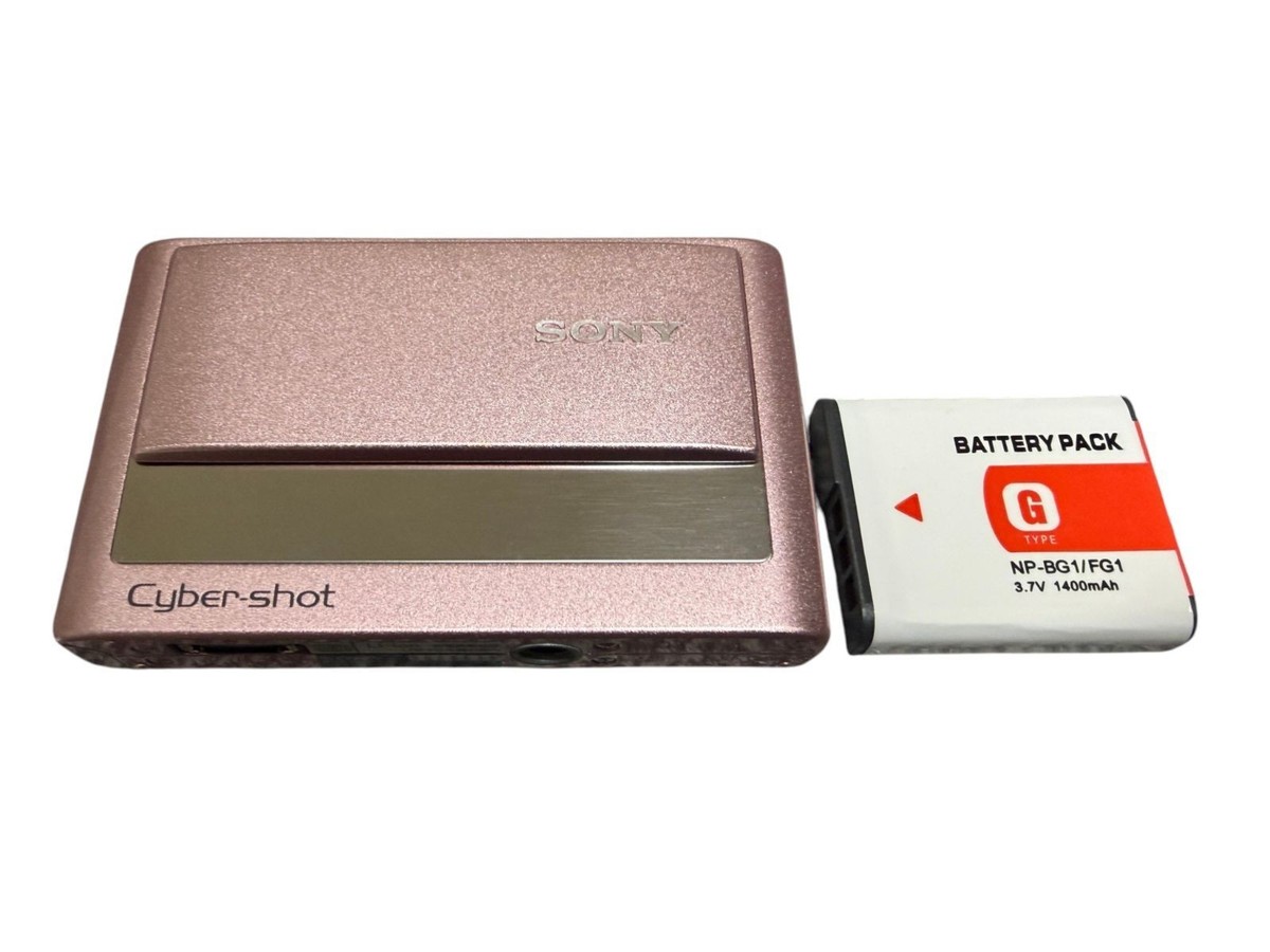 Sony Cyber-shot DSC-T20 Camera 8.1MP 3x Zoom Pink Tested w