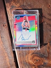 2020 Optic Rated Rookie Deni Avdija ON CARD AUTO HOLO SILVER RC 🔥