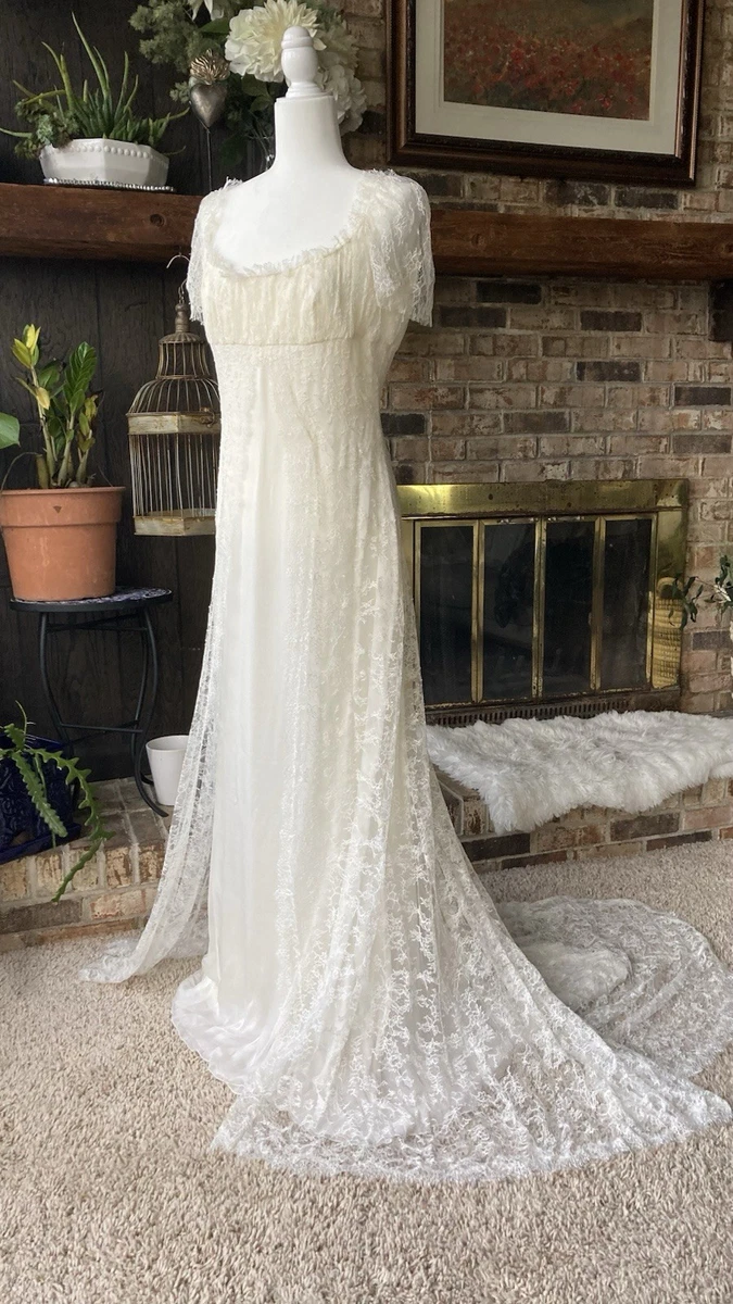 Lace Lace Empire Waist Wedding Dresses for sale | eBay Lace Lace Empire Waist Wedding Dresses for sale | eBay