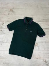 Vivienne Westwood Polo Shirt Orb Basic Luxury Men sz L green