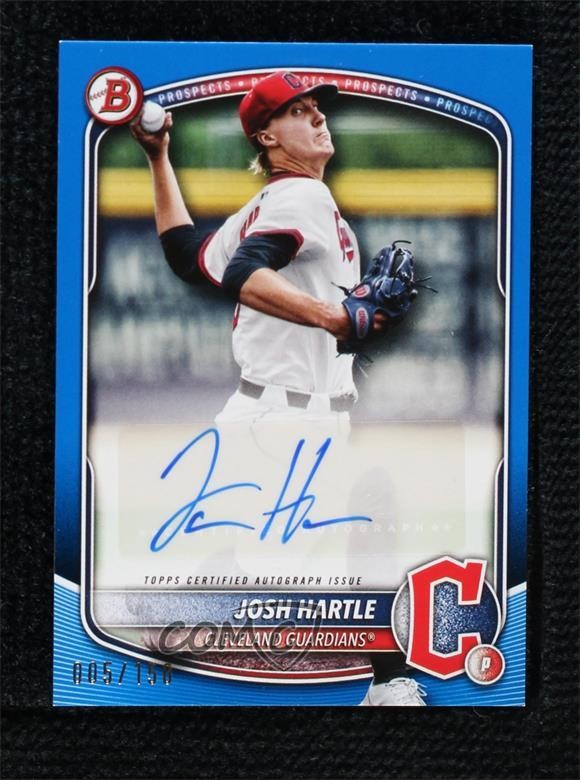 2025 Bowman Paper Prospect Retail Blue /150 Joshua Hartle Josh #BPA-JH Auto
