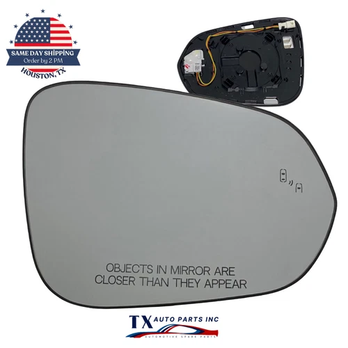 Side Mirror Glass Fits For 2016-2022 LEXUS RX NX with BSM Heated Passenger Side