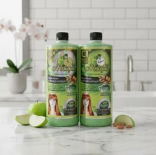 MACA Apple Stem Cell Hair Surgery Straightening Treatment Vegan Metallic Logo 1L