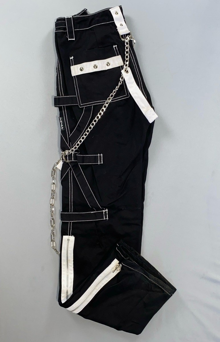 Tripp NYC AF6893 Zip Cuff Chained Heavyweight Bondage Pants
