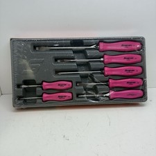 Snap On Sddx70a Ep 7pc Pink Hard Handle Combination Screwdriver Set