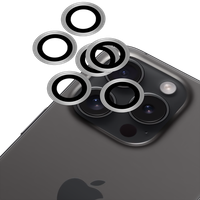 Panzerfolie Schutzglas Apple Iphone 15 Pro Displayschutz - Cazy - Silber