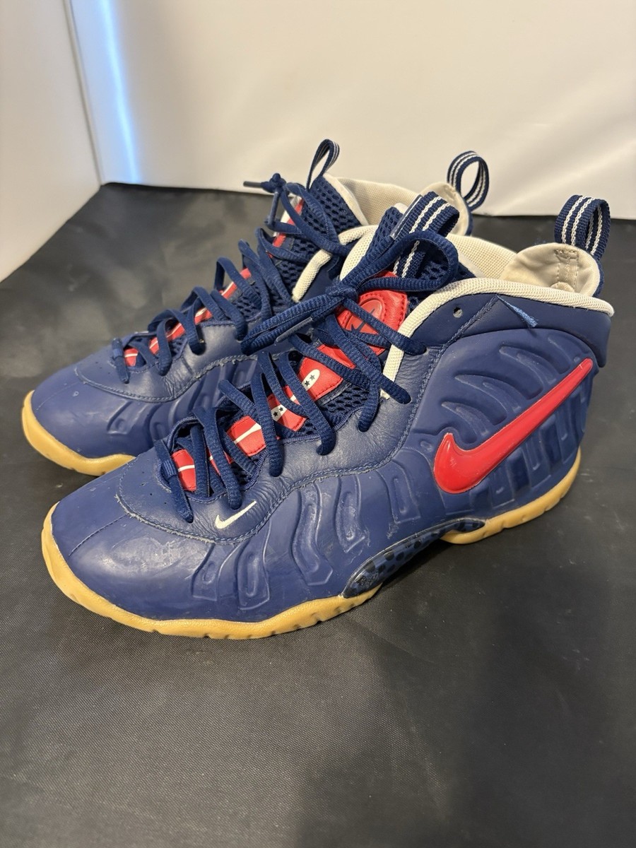 red and blue foamposites mens