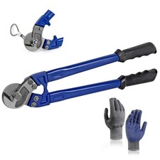 18” Heavy Duty Wire Rope Cutter,Steel Wire Cutters w/Ergonomic Handle Desi