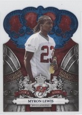 2010 Panini Crown Royale Blue 35/100 Myron Lewis #173 0b0
