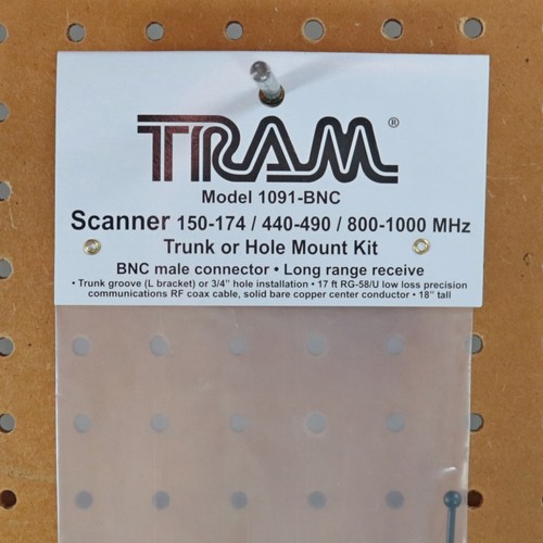 TRAM® Skaner Zestaw anten do bagażnika / otworu ze złączem męskim BNC - Zdjęcie 5 z 8