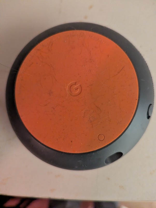 Google Home Mini (1st Gen - Coral/Orange)