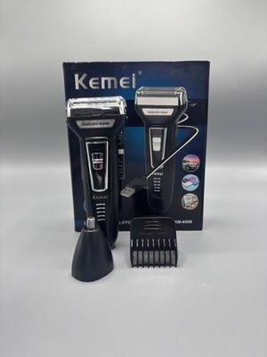 Kemei KM-6559 3 In 1 Multifunction Electric Shaver Hair Clipper Nose Trimmer