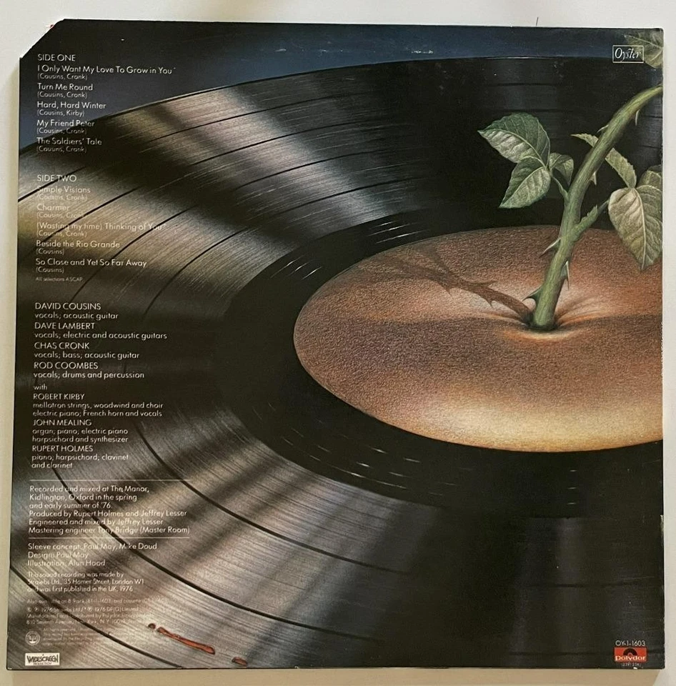 Strawbs Deep Cuts LP M- Oyster Prog Rock (1976) - Image 4 of 4
