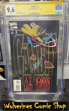 Gambit #1 1993 CGC Graded 9.6 SS Signed Chris Claremont. Gold Foil