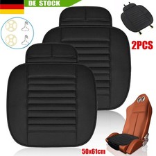 2x Vorne Auto Universal Sitzkissen Sitzauflage Sitzbezüge PU Leder Sitzmatte
