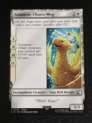 MTG Final Fantasy Summon: Choco/Mog 0035 NM
