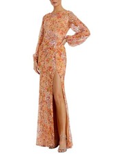 Mac Duggal Puff Sleeve Gown Women's 6