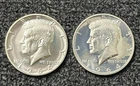 1964 Kennedy Silver Proof Half Dollars (2 Coins) 90% Silver