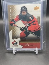 2020 UD Team Canada Juniors High Gloss Theo Rochette /25 Team Canada 