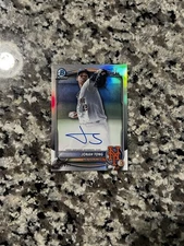 #CPA-JTO Jonah Tong 2025 Bowman /499 Chrome Prospects Auto Refractor Mets 1st