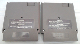 Teenage Mutant Ninja Hero Turtles + Burai Fighter (Nintendo NES Cartridges) PAL