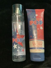 Bath  Body Works FRAGRANCE MIST  HYDRATION CREAM SET FIRECRACKER POP