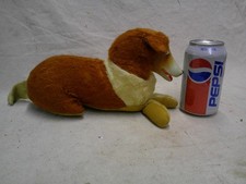 1960 1962 plush Lassie collie dog small vinyl face Gund  used vintage