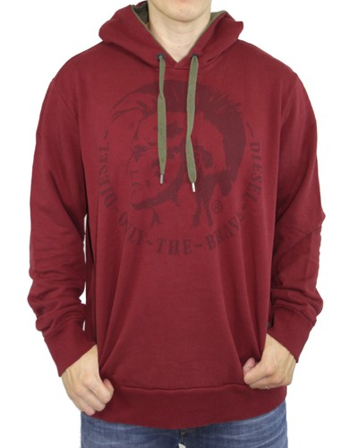 NEU DIESEL Scentyn S Mode Herren schmale Passform Hoodies Pullover T-Shirt 5 Farben - Bild 4 von 33