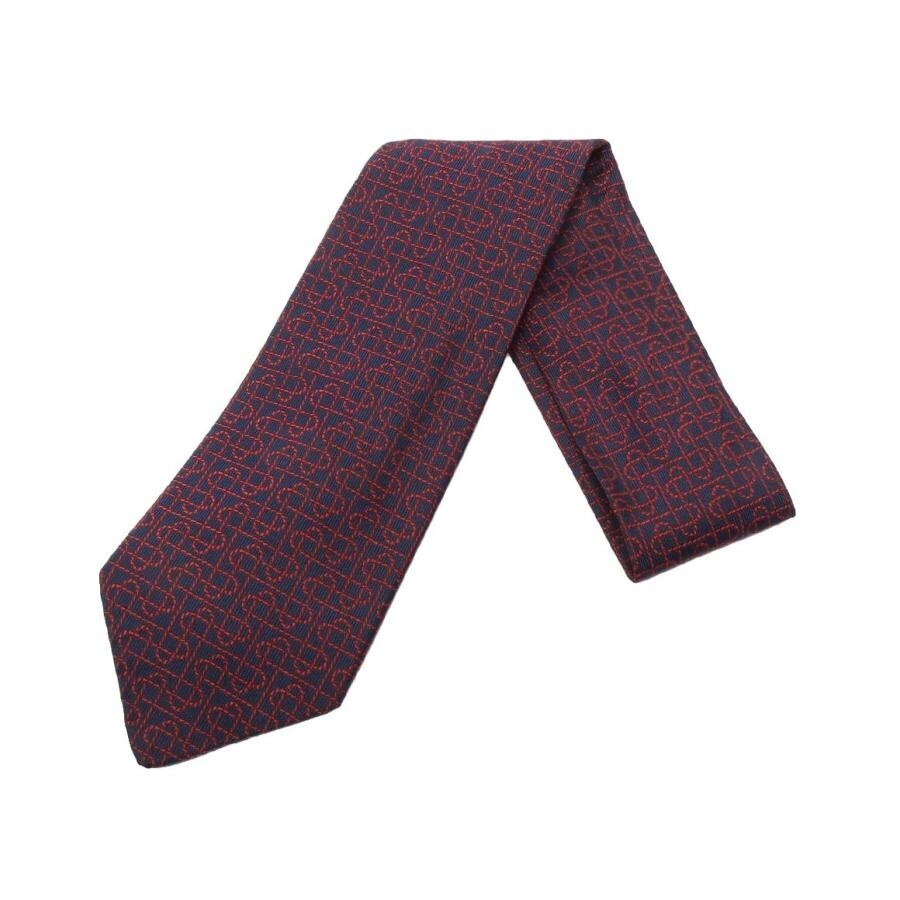 【エルメス】ネクタイ made in France エルメス Hermes HERMES ネクタイ TIE 7cm フランス製 シルク