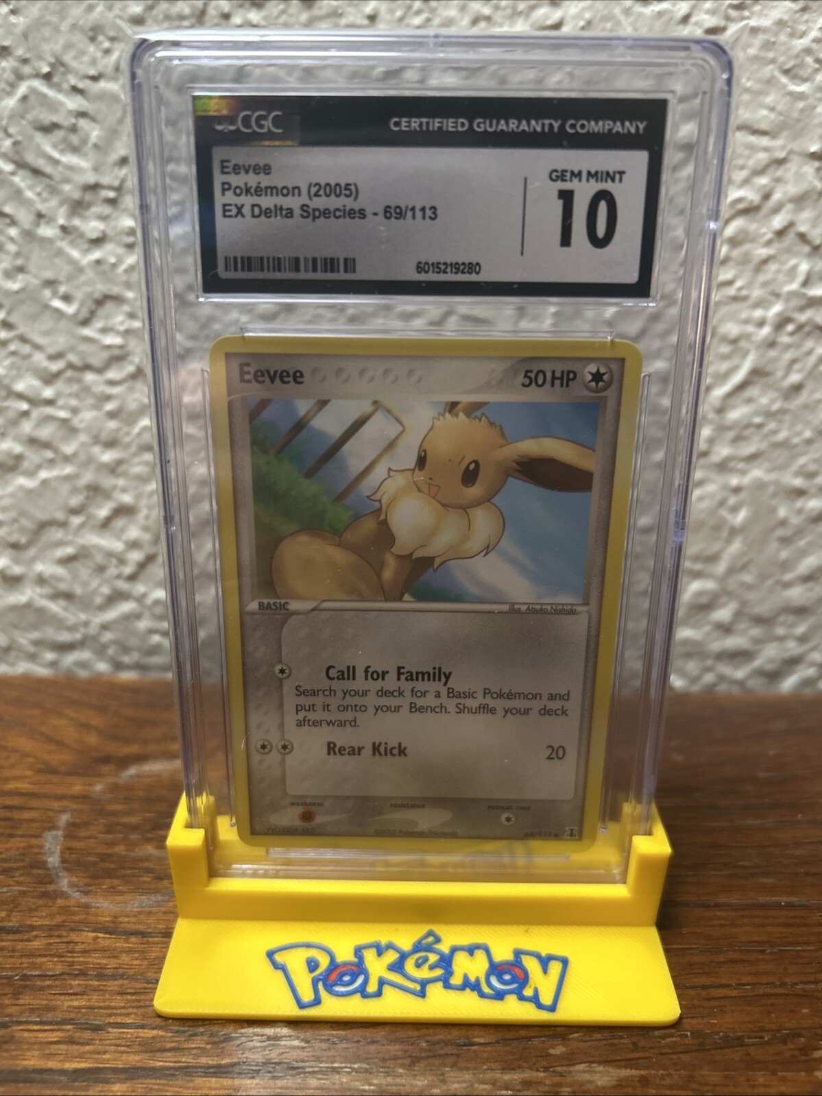 Eevee 69/113 Delta Species Regular CGC GEM MINT 10